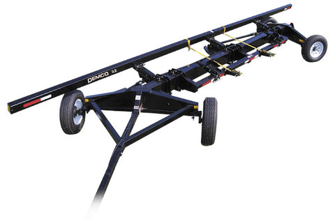 Demco AWS All-Wheel Steer Header Transport Trailer