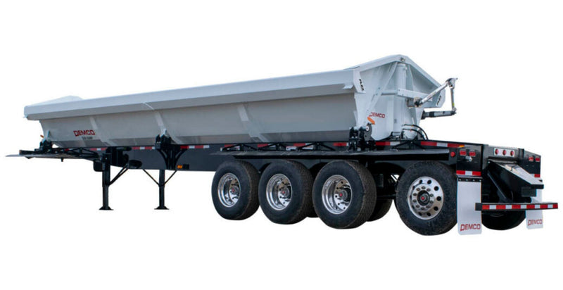 Demco Quad Axle Side Dump Trailers