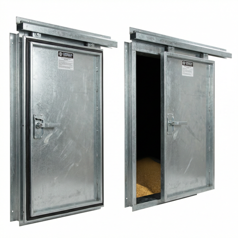 Grain Bin Access Door - Sliding Panel