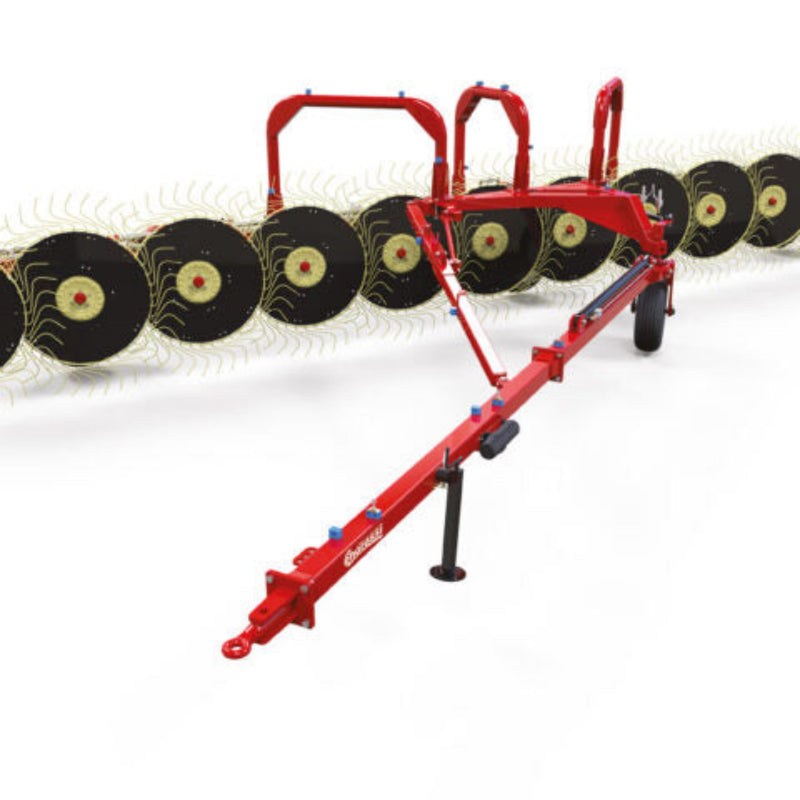 Enorossi Inline Forage Rake RT for Hay and Windrowing